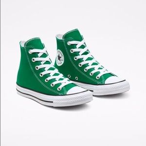 Converse All Star Classic Green Hi Top Sneakers
